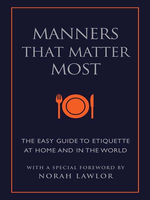 Title details for Manners That Matter Most by June Eding - Available
